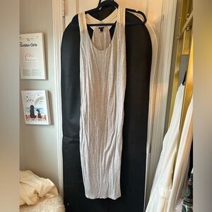 J. Crew Racer Back Mixed Media Maxi